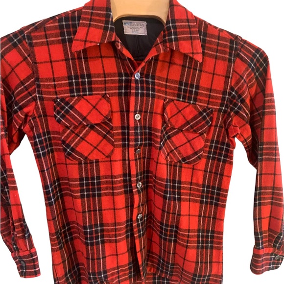jcpenney Shirts Vintage 97s Jc Penney Buffalo Plaid Button Down